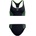 Speedo Дамски комплект бикини Speedo Women's Placement 2 Piece Bikini - Anthracite / Pale Clover - размер 34 (EU) (150-5719-0212)