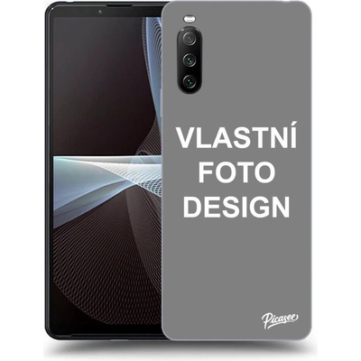 Pouzdro Picasee silikonové Sony Xperia 10 III - Vlastní design/motiv černé