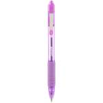 Zebra Химикалка, 0, 27 мм, с бутон, ZEBRA "Z-Grip Smooth", лилава 22568 (22568)
