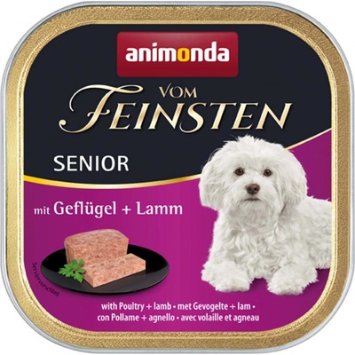 Animonda Vom Feinsten Senior Dog drůbeží a jehněčí 22 x 150 g