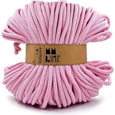 MMboutique bavlněná šňůra 9mm Baby pink