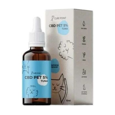 CurePoint CBD olej pro zvířata tuňák 10 ml