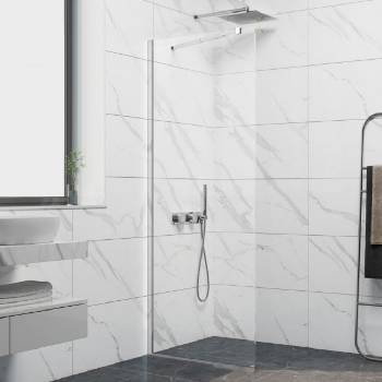 Inter Ceramic Параван за баня Кристина хром, стационарен, от 40х200 и 50х200 см