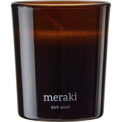 Meraki Ароматна свещ Meraki Dark Wood малка (366650301)