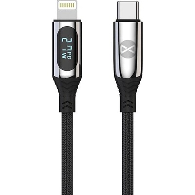 Forever LCD кабел USB-C - Lightning, 27W, 1.0 м, черен - Forever