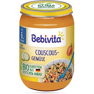 Bebivita Био Пюре Кускус със зеленчуци 190 гр. - 6+ месеца
