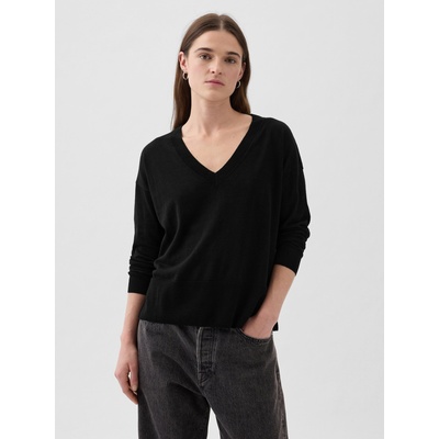 GAP Ленен пуловер с цепки GAP GAP | Cheren | ЖЕНИ | XXS