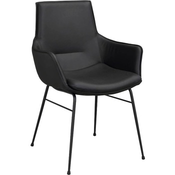 Rowico Lowell s područkami kožená černá