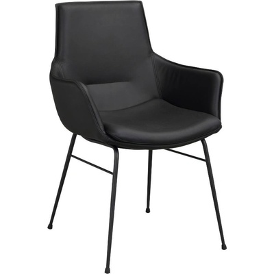 Rowico Lowell s područkami kožená černá