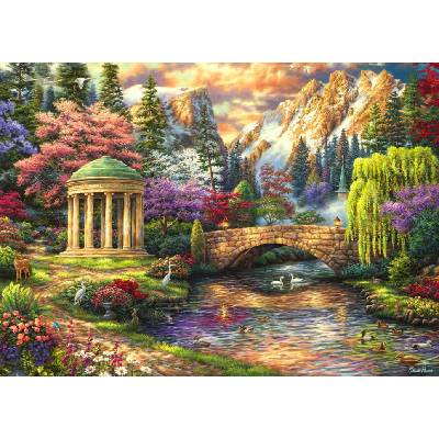 Grafika - Puzzle Pinson: Peace of the Garden - 500 piese