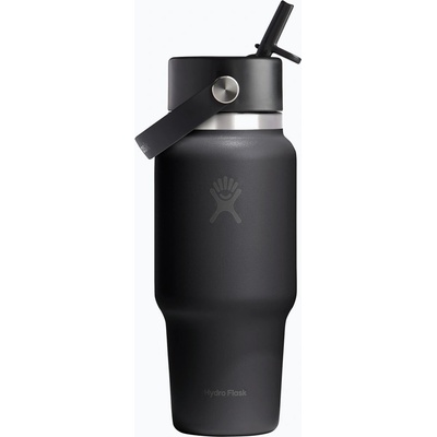 Hydro Flask termo láhev Wide Flex Straw Travel 621 ml black