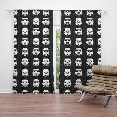 Sablio Závěs Star Wars Stormtrooper Pattern: 2ks 140x250cm