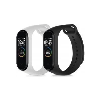 kwmobile 2x Гривна за Xiaomi Mi Band 4 - бял