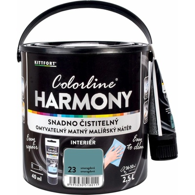 KITTFORT Colorline HARMONY 2,5 l smaragdová matná