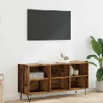 vidaXL ТВ шкаф 103, 5 x 30 x 50 см Старо дърво Инженерна дървесина (881923)