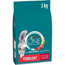 Purina ONE s hovädziem pro kastrované kočky 3 kg