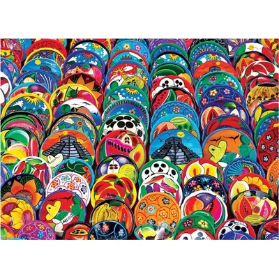 EuroGraphics Mexican Ceramic Plates 1000 dílků