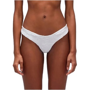SUNDEK Baunei jacquard high-leg terry briefs sk23 bikini bottom - White (White)