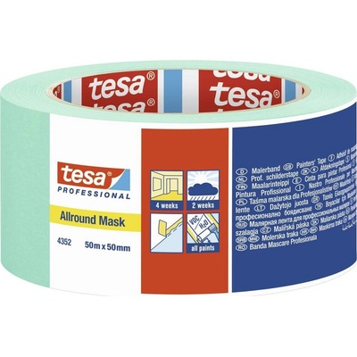 tesa ALLROUND MASK krepová lepiaca páska mätová 50 m x 50 mm