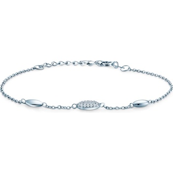 SAVICKI Гривна Eterniàle, сребърна, цирконии