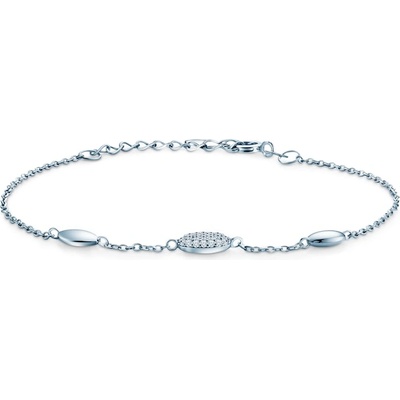 SAVICKI Гривна Eterniàle, сребърна, цирконии