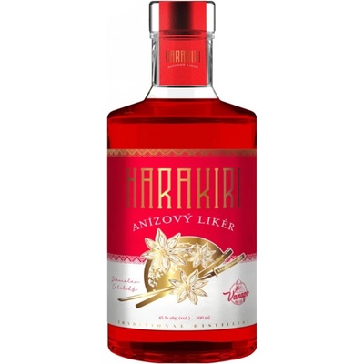 Vanapo Harakiri likér 45% 0,5 l (čistá fľaša)