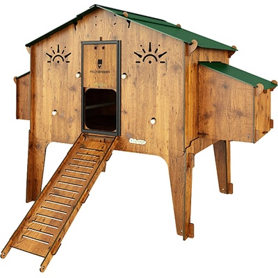 Polly Duplex 4 x L kurník 195 x 120 x 142 cm