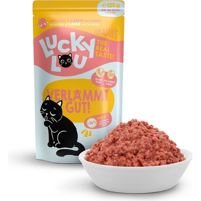 Lucky Lou Lifestage Adult s drůbežím a jahňaciem mäsom 125 g