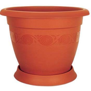 Image 1 of IRAK PLASTİK Саксия Лукс n-30 (ls-030) кафява 8л (0131419)