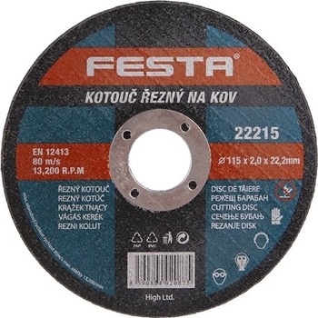 Festa Kotouč řezný 115 x 2.0 x 22.2 mm 22215