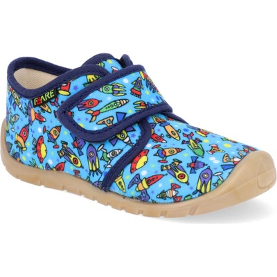 Barefoot detské prezuvky Fare Bare 5011404 vegan modré
