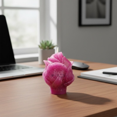 Svitsol Reliéfní svíčka RŮŽE růžová jemná sakura 150 g