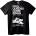 NOONEBRAND Тениска Run DMC Queens Kings - L, Black