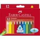 Faber Castell Voskové farbičky Triangular súprava 12ks