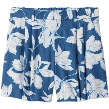 Gap dámske šortky 4 IN 365 modrá biela