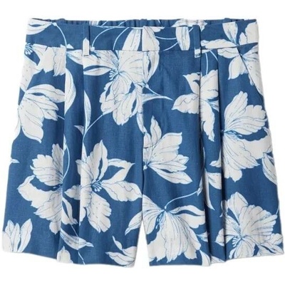 Gap dámske šortky 4 IN 365 modrá biela