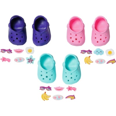 Zapf Creation BABY BORN Sandálky gumové 1 pár pro panenku miminko 3 druhy
