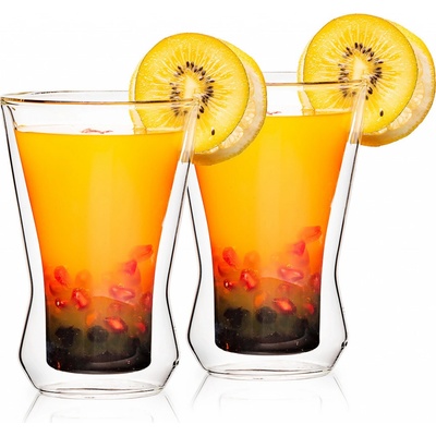 4Home Termo pohár Long drink Hot&Cool 2 x 280 ml
