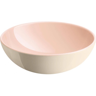 Emile henry (Франция) Керамична купа за салата emile henry individual salad bowl - Ø15.5 см - цвят розов и екрю (eh 2116-r4)