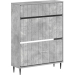 vidaXL Шкаф за обувки ZWOLLE 78 x 24 x 103 см Инженерна дървесина (896438)