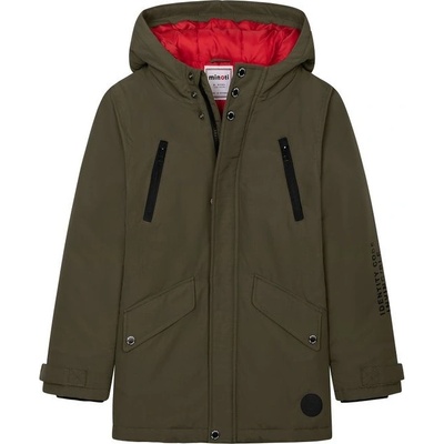 Minoti Chlapčenský kabát Parka Gym 2 khaki