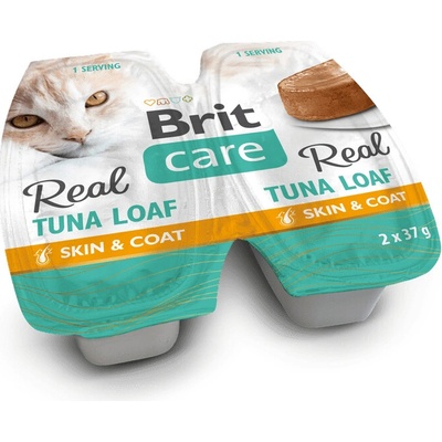 Brit Care Cat Real Tuna Loaf 2 x 37 g