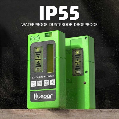 Huepar Приемник за лазерен нивелир Huepar LR-5RG, 60 м, LCD екран (UNI-010941)
