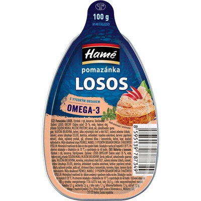 Hamé Pomazánka losos s uzenou příchutí 100 g