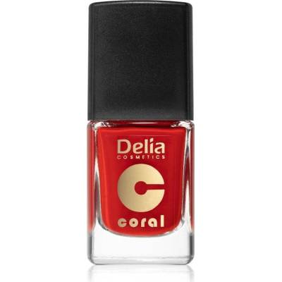 Delia Cosmetics Coral Classic lak na nehty 515 Lady in red 11 ml