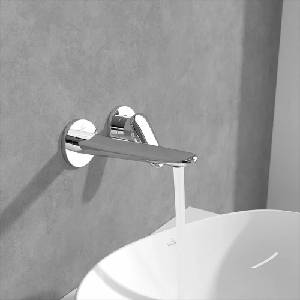 Villeroy & Boch Antao едноръкохватков вграден смесител за умивалник, гланциран хром, с вградено тяло (TVW11100200061)