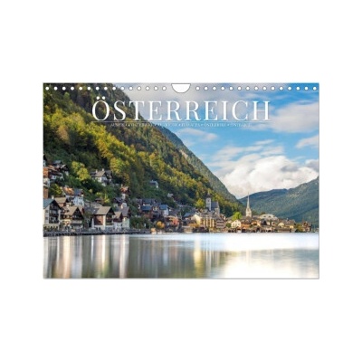 Alpenland Österreich Wand DIN A4 quer, CALVENDO Monats 2026