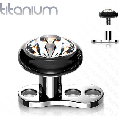 Šperky4U kompletní microdermal piercing kamínek MD028K-04