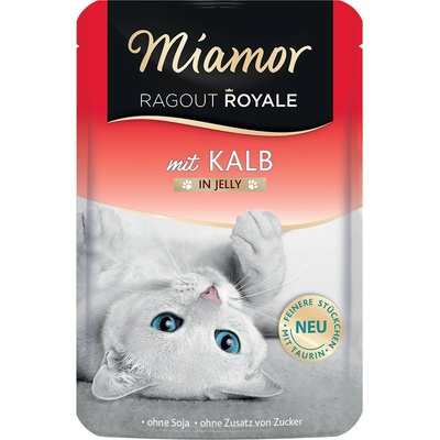 Miamor Ragout Royale v želé teľacie 22 x 100 g