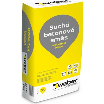 Weber.bat Beton - suchá betonová směs - 25 kg balení 25 kg (ks) – Hledejceny.cz